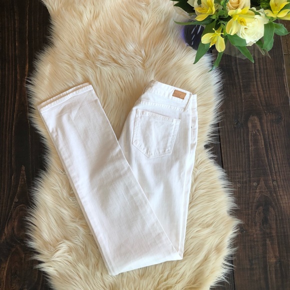 PAIGE Denim - Paige Skyline Straight White Denim Jean